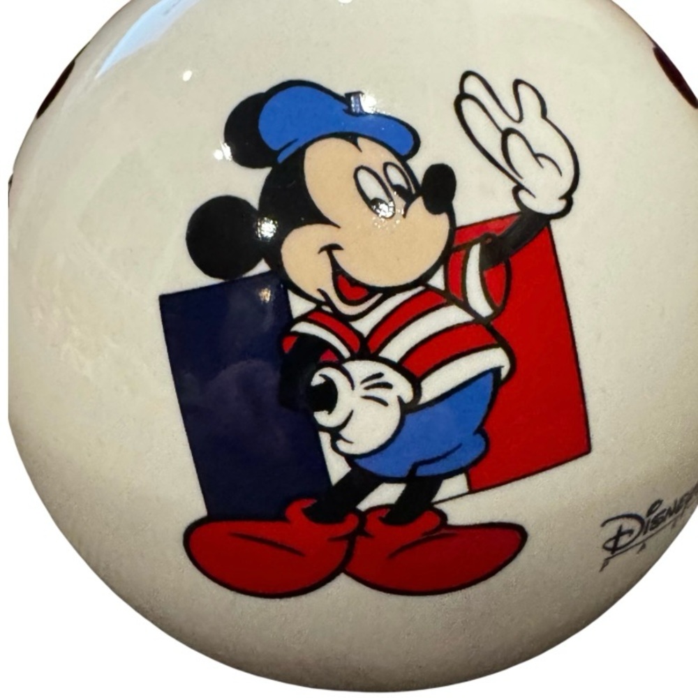 Disneyland Paris Mickey Mouse Ceramic Coin Bank - Picture 6 of 10
